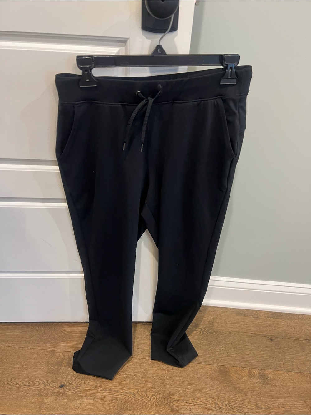 Women’s Yogalicious Black Track Joggers-Size Small